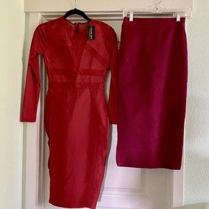 Fashion Nova Kocktail Dress & Wow Couture Skirt